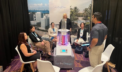 The team from Carillon Miami Wellness Resort plans to bring a variety of touchless wellness technologies to various trade shows that can offer quick, 10-minute recharge sessions to attendees.