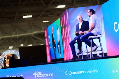 At Connect Marketplace 2023 in Minneapolis, BizBash chairman and founder David Adler sat down with Michael Schaiman, CEO of creative technology studio GenCity Labs, for an enlightening conversation on how AI can improve an event experience.