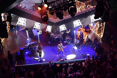 The evening featured a musical performance by The All-American Rejects.