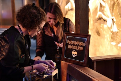 Interactive experiences included a photo opportunity with the College Football Playoff National Championship trophy and the chance to snag football friendship bracelets a la Taylor Swift.