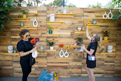 The DCi team was hands-on for an event at the Fairmont Grand Del Mar’s newest event space, Grand Social. The design incorporated living plants, rustic wood accents, and pops of color.