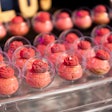 In support of InterContinental Miami Make-A-Wish Ball 2023's “Le Sceptre Rose” theme, the hotel's culinary team crafted mini profiteroles topped with heart-shaped chocolates served in bubble bowls for guests to pair with welcome Champagne at the cocktail reception. See more: How This Renowned Miami Gala Engaged Attendees with a Spy-Themed Parisian Affair