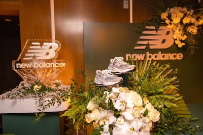 New Balance gifted its new 990 running shoes to guests.