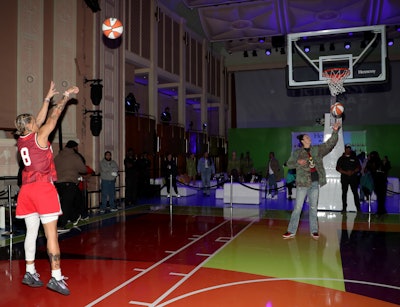 Located inside the Hilbert Circle Theatre, the immersive outdoor and indoor experience featured a selection of NBA-inspired Hennessy cocktails, a WNBA 2-on-2 tournament on a custom center court, a live taping of the 520 Club podcast hosted by Jeff Teague, and live DJ performances. Hennessy Arena is set to make stops in San Francisco on March 9, Dallas on March 17, and Atlanta on March 30.