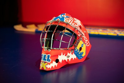 At the All-Star Fan bar, guests could get their hands on exclusive merch and prizes by participating in challenges and trivia hosted by The Hockey Guys, as well as enter into drawings for custom-painted helmets from artist Felipe Arriagada.