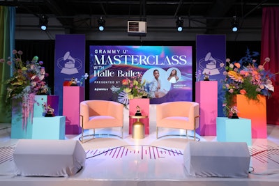Beyond the Secret Garden, Grammy House hosted panels on a colorful, floral-filled stage. Other programming highlights included the third annual #GRAMMYsNextGen Party, and The Latin Recording Academy exhibited a time capsule that showcased important and memorable moments of Latin Grammy history. Grammy House concluded with the debut of Academy Proud, The Recording Academy's new initiative dedicated to uplifting the LGBTQIA+ community. 'I am so excited for this second installment of Grammy House,' said Harvey Mason Jr., CEO of The Recording Academy, in a press release. 'The response last year from younger fans and artists just starting their relationship with The Recording Academy was overwhelming, and we're a better organization because of the increased engagement with them.'