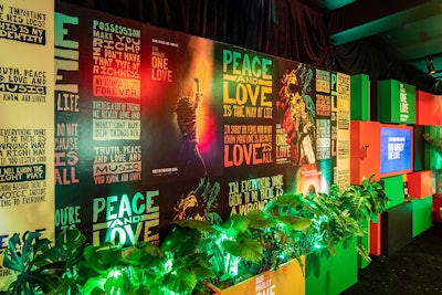 The village also featured a film-themed showcase for Bob Marley: One Love, which featured a sneak peek at the upcoming Paramount Pictures film. The village area also included an immersive spa experience (inspired by BET show Sistas), and photo ops evoking the shows Yellowstone, South Park, and more.