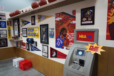 DoorDash commissioned illustrator and muralist Karabo Poppy to create custom artwork for the activation, celebrating and paying homage to basketball culture.