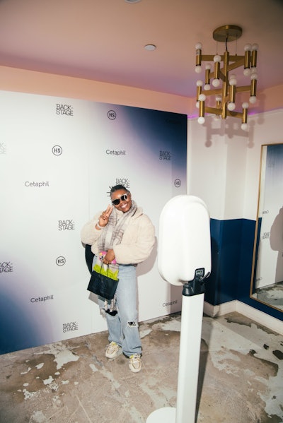 Attendees posed for pics at the Cetaphil pop-up in partnership with media brand Highsnobiety and Chillhouse.