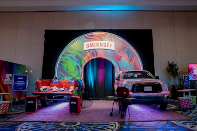 The event was presented by Smirnoff, with additional partners Starter and Google. (Smirnoff's activation was produced by NVE Experience Agency.)