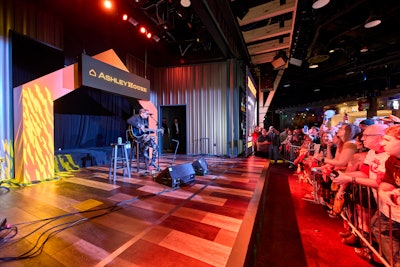 The space hosted nightly performances from top country artists including Cooper Alan, ERNEST, and HARDY.