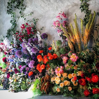 'We said yes to everything that came our way, and hustled to get our name and florals in front of as many event producers as possible,' says Flores-Gary.