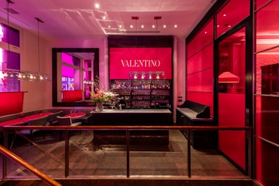 Alongside the awning and other exterior elements, the windows were custom tinted and featured a quote from Valentino’s creative director, Pierpaolo Piccioli: “Love is the answer, always.”