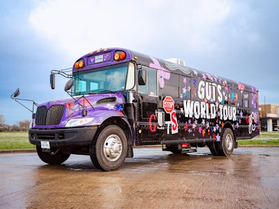 Olivia Rodrigo's Guts World Tour Bus Experience
