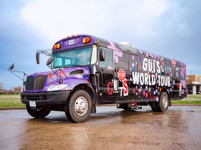 Olivia Rodrigo's Guts World Tour Bus Experience