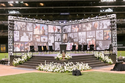 One of West's most significant achievements in her career was the design of the John Madden Memorial at the Oakland Raiders football stadium.