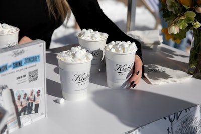 The experience continued at the mountain’s midway point, where skiers were able to make a pit stop to grab light bites and refreshments, including hot pretzels and cocoa.