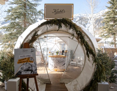 Kiehl’s also hosted an intimate group of influencers and dermatologists at the snow globe-style cocktail bar, Fahrenheit 47, at Four Seasons Resort and Residences Jackson Hole.
