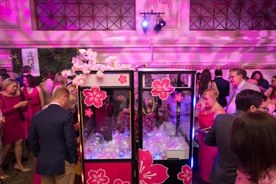 Guests could also try their hand at claw machines (which are called UFO catchers in Japan) for color-coded balls that corresponded to a tier of prizes, from cherry blossom-shaped luggage tags to hotel stays. Iversen said at least six people walked away with a weekend stay at a D.C.-area hotel.