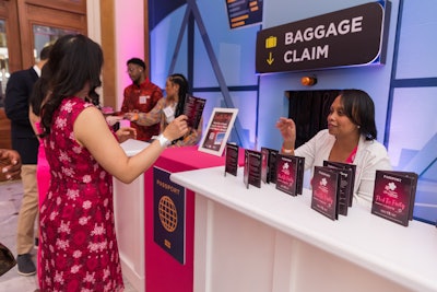 'The aim was really to immerse the attendee into the idea of, 'You're going to be transported to these destinations,'' Iversen said.