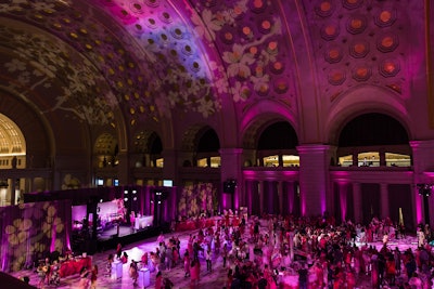 This year, for the first time, the annual Pink Tie Party was held at D.C.'s Union Station.