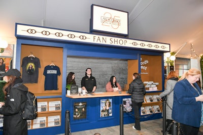 Attendees were able to purchase 25th anniversary merchandise created with The Shop at NBC Studios.