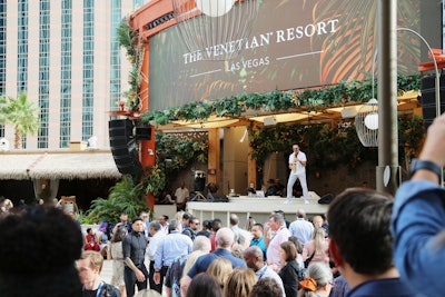 TAO Beach Dayclub is a 47,000-square-foot tropical, Asian-inspired venue located within The Venetian Resort Las Vegas.