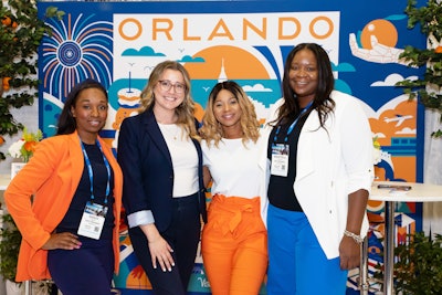 The Visit Orlando team was all smiles at Connect Spring Marketplace 2023.