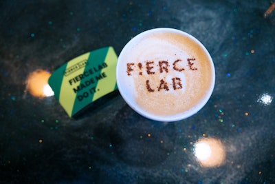 Fierce Lab and Tara Wilson Agency purchased more than 200 cups of (branded) coffee for customers.