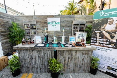 Papa’s Pilar Rum encouraged guests to share their stories with a photo and quote from the brand’s inspirational figurehead, Ernest Hemingway.