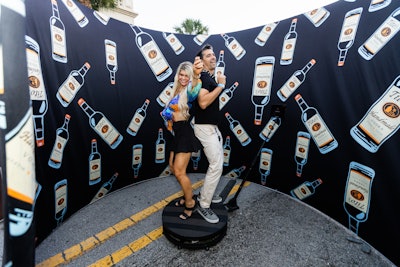 Tito’s Handmade Vodka attracted guests with its 360-degree photo booth.