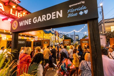 The Wine Garden enjoyed its debut at this year’s festival. VIP guests were granted access to premium pours from 7 to 8:30 p.m. before general admission ticket holders could taste more standard pours for the final two hours of the event.