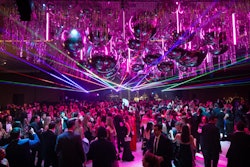 In February, the Boston Winter Ball—often referred to as “Boston’s Biggest Night Out” and held at Omni Boston Hotel at the Seaport—raised $2.1 million for underprivileged youth via the Corey C. Griffin Foundation. Produced by AJ Williams of AJ Events, the black-tie fundraiser featured a 60-by-60-foot dance floor with a 40-by-50-foot disco ball/silver orb ceiling treatment, which set the stage for a laser light show.