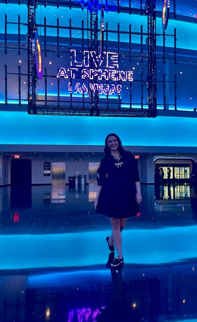 'When Sphere came online, I jumped at the opportunity to be part of opening the world’s most technologically advanced venue,' Pashnick says of working for the iconic venue.