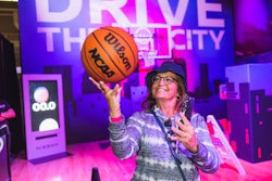 Fans could partake in Drive the City, a dribbling activation that challenged participants to weave through street signs, barricades, buildings, inspirational messages, and the 2024 Nissan Rogue on their way to the basket.