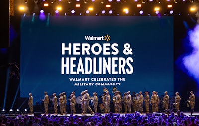 'Among the numerous events I've been a part of, the Heroes & Headliners concert we produced with Walmart really stands out,' Gabrielle says. 'Having the opportunity to give back to the military community and their families was so special.'