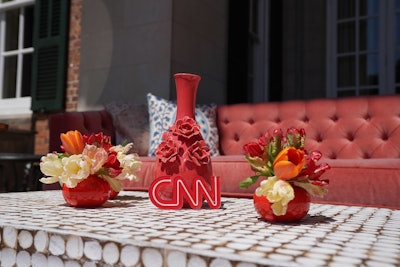 Amaryllis once again worked with CNN to helm florals and the design of the event. The media brand also worked with Erik Weikert on design.