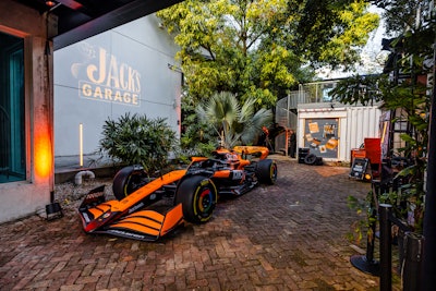 During Miami Race Week, Jack Daniel’s Tennessee Whiskey, in collaboration with Universal Music Group for Brands and McLaren Racing, debuted Jack’s Garage in Miami following successful 2023 F1 activations in Austin and Las Vegas. See more: Behind the Build of the Record-Breaking 2024 Formula 1 Crypto.com Miami Grand Prix