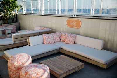 Brands like Flor de Caña rum reserved suites within the exclusive Paddock Club’s garden level and rooftop, which allowed them to treat VIP guests to micro pop-ups with swag, in addition to finish-line race views, world-class amenities, and upscale bites and beverages. Suites were outfitted in tropical decor as a nod to the host city.