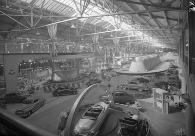The Beanfield Centre at Exhibition Place in Toronto opened in 1929 and hosted the National Motor Show exhibit of automobiles until 1967.