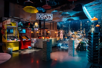 The vignette for Expats was inspired by a Hong Kong night market.