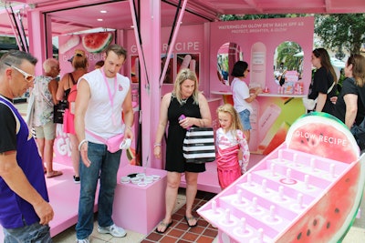Due to high demand, guests were required to join a virtual queue before entering the activation. But in a clever moment of lead generation, guests who purchased a Glow Recipe product at nearby Sephora locations were put into an express line and able to experience the sweet pop-up even sooner.