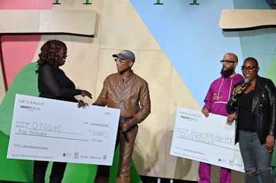 'Pharrell told us the story of how Jamie Diamond said no one wants to go to another trade show or economic conference—they want the DJs, style, and culture that is part of the artistic life from a leader like Pharrell,' Markus says. 'So we designed Mighty Dream to feel like an immersive event.'