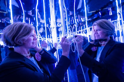 At the eighth edition of the international business conference C2 Montréal in 2019, a space called the “Alter Ego” lab asked attendees to break away from how they perceive themselves, with the goal of making bolder decisions. The three-step experience was held in a mirrored, infinity-style space. Attendees were invited to connect with their alternate persona, develop the character’s identity by drawing on the mirror, and finally, embody their new alter ego. See more: 16 Creative Highlights From a Revamped C2 Montréal