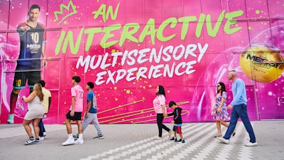 “The Messi Experience: A Dream Come True' kicked off its world tour at The Hangar at Regatta Harbour in Miami's Coconut Grove in April.