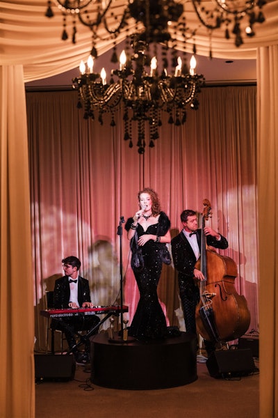 Another area hosted jazz-inspired performances.