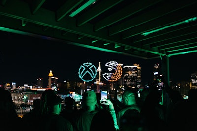 'We had done drone shows before, but this was the first time we did one in our hometown of Atlanta, which made it very special,' Wright says of this memorable Xbox event.