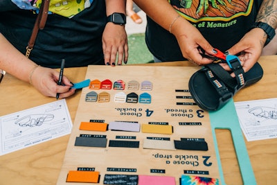 Folks can customize a pair of Chacos, choosing details like thread, buckle, and straps.