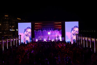 The brand also hosted two evenings of buzzy concerts featuring Benson Boone, Tyla, Shaboozey, and Arcade Fire, plus a DJ set from Justice.