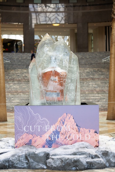 Crown Royal's Melting Ice Sculpture Installation